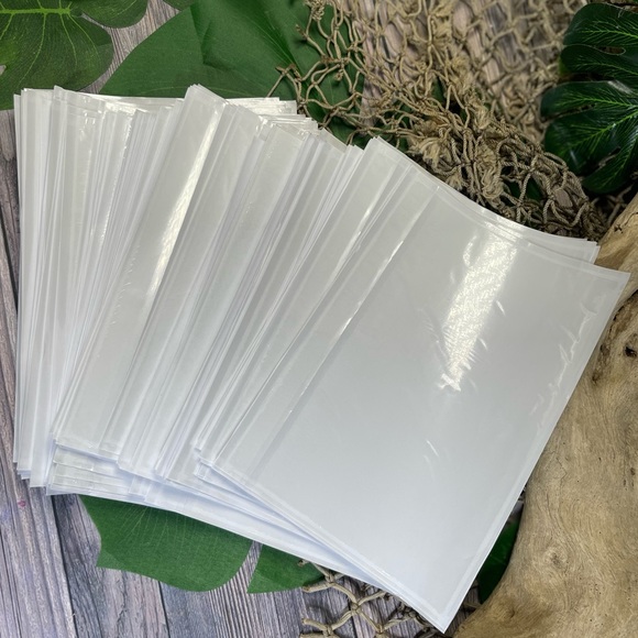 100 Self Adhesive Shipping Label Envelopes Packing Slips USPS UPS FedEx Poshmark - Picture 4 of 10